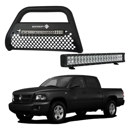 Combo Burrera Ultra Bar Dodge Dakota 2005 - 2012 + Barra Led