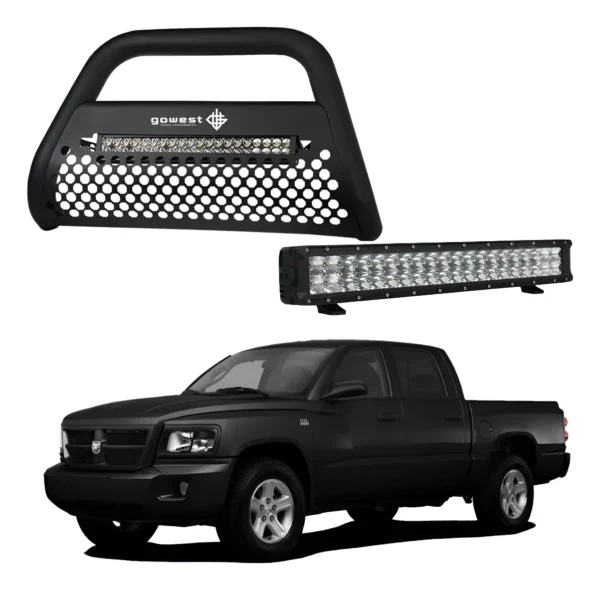 Combo Burrera Ultra Bar Dodge Dakota 2005 - 2012 + Barra Led