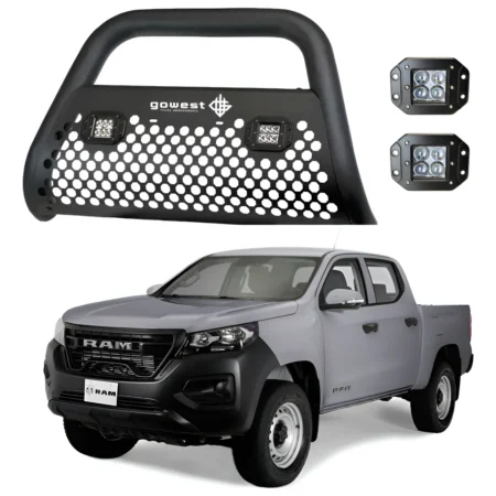 Combo Burrera Ultra Bar Para Ram 1200 2025 + 2 Faros Led