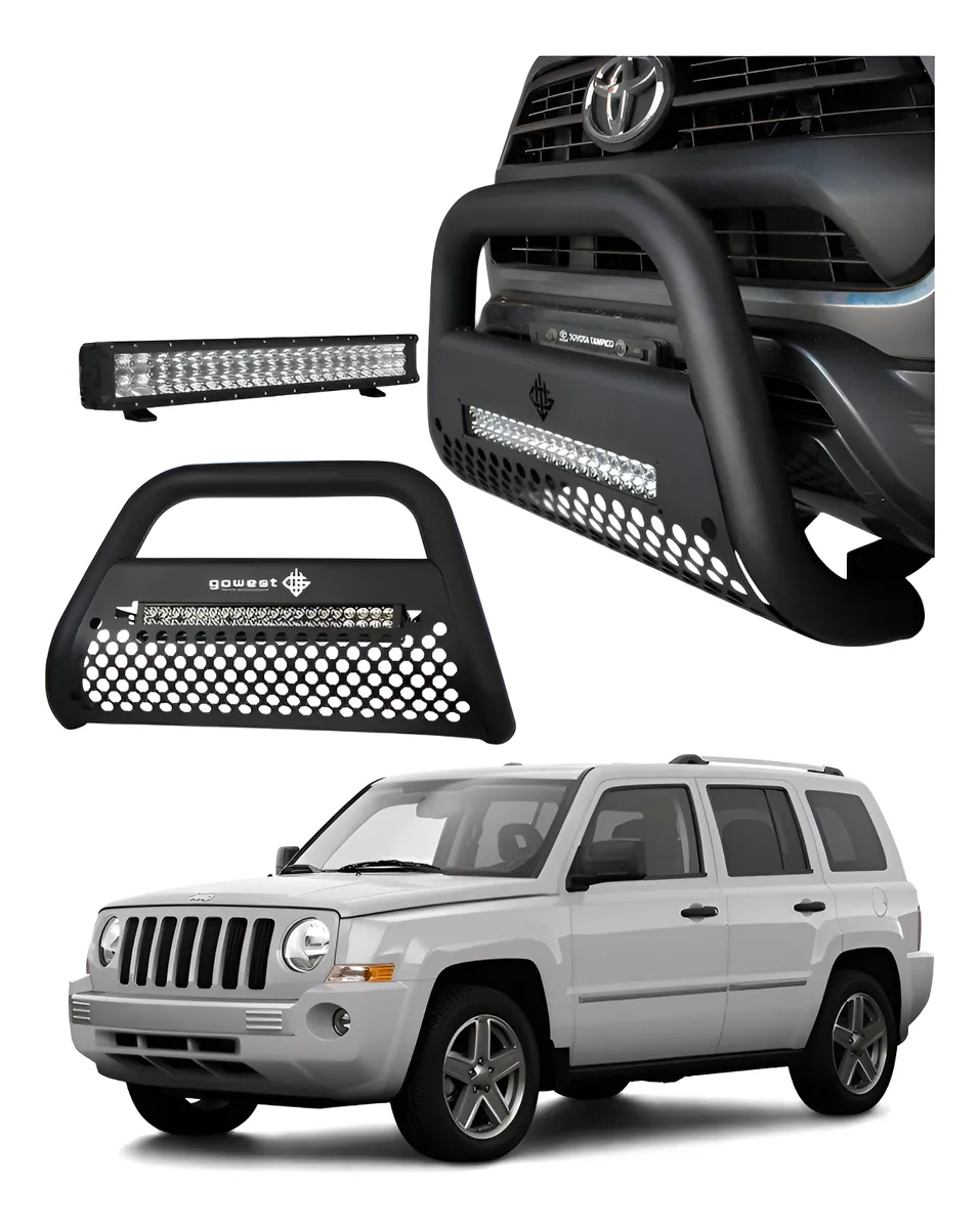 Kit Burrera Ultra Bar Jeep Patriot 2007 - 2010 + Barra Led - Image 1