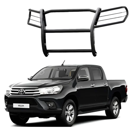 Burrera Euroguard Negra Para Toyota Hilux 2012 - 2015