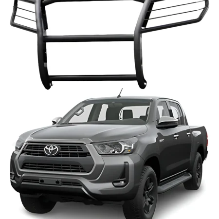 Burrera Euroguard Negra Para Toyota Hilux 2021 - 2024