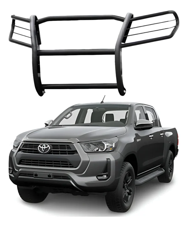 Burrera Euroguard Negra Para Toyota Hilux 2021 - 2024