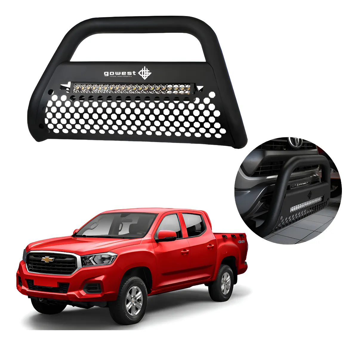 Burrera Ultra Bar Para Barra Led Chevrolet S10 Max 2025 - Image 1