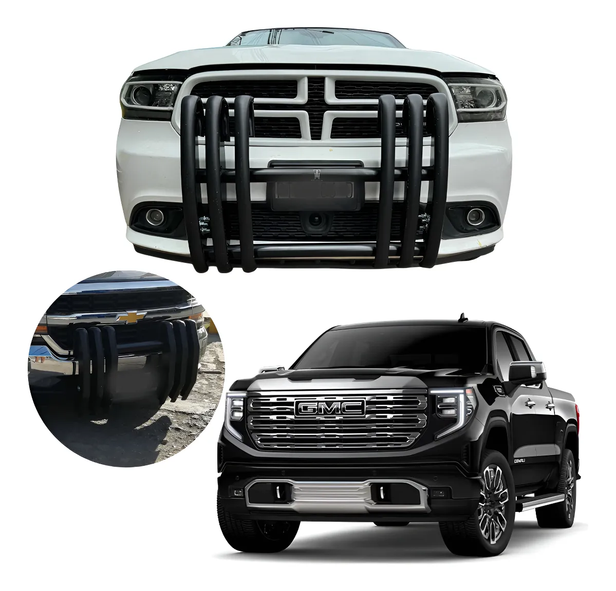 Burrera Delantera 3 Topes Tipo Escolta Sierra 2016 - 2025 - Image 1