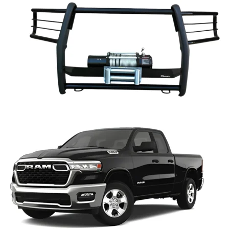 Burrera Con Base Para Winch Dodge Ram 1500/2500 2016 - 2024+
