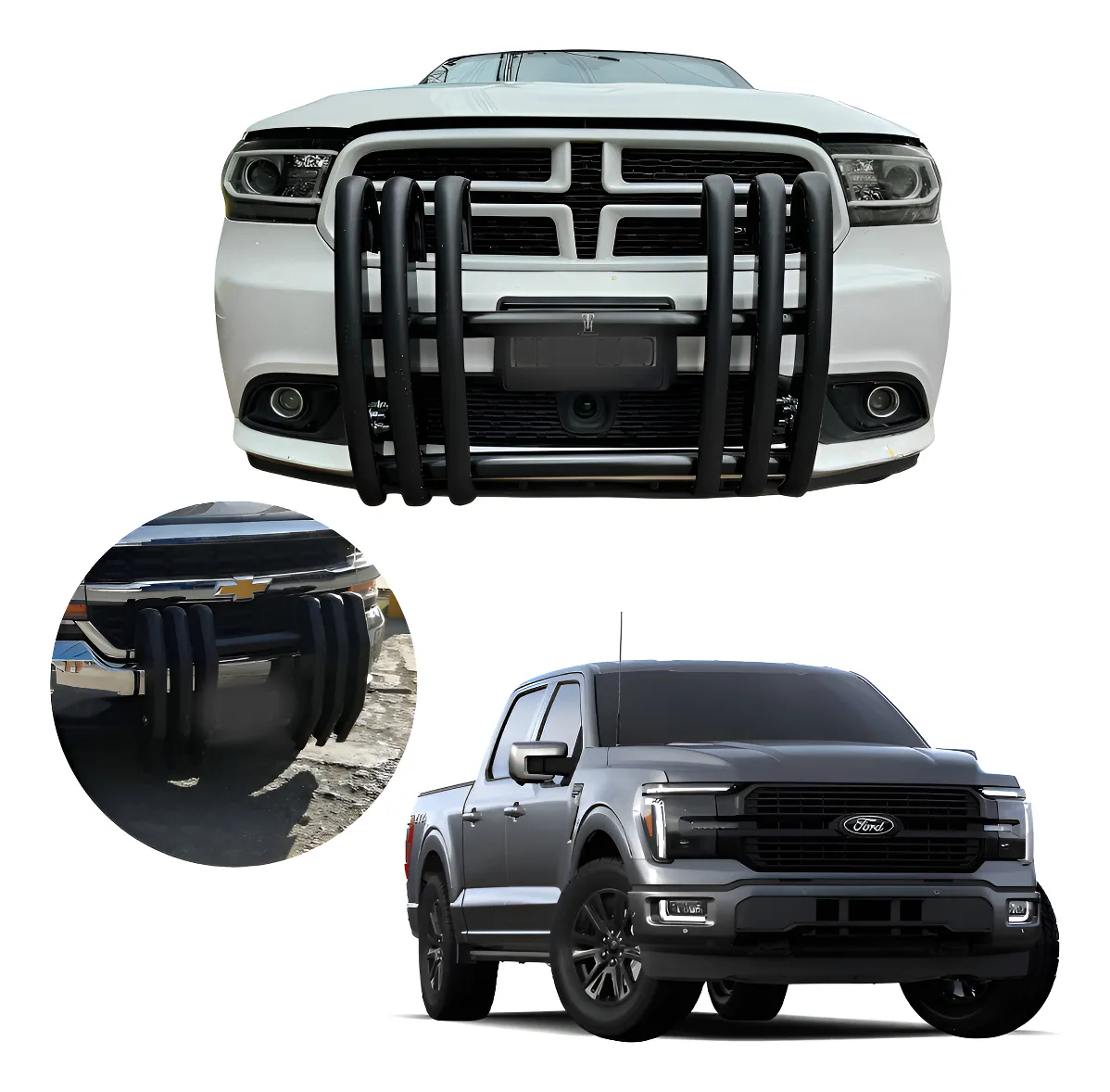 Defensa Delantera Tipo Escolta Para F150 Lobo 2015 - 2024 - Image 1