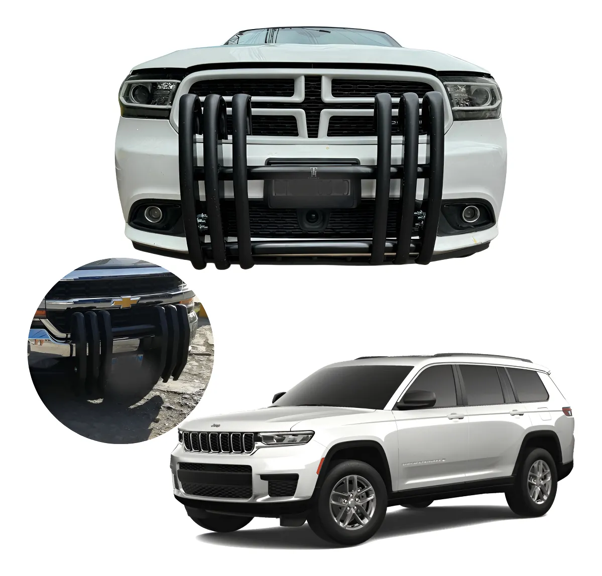 Burrera Delantera 3 Topes Jeep Grand Cherokee 2010 - 2024 - Image 1