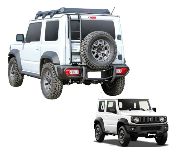 Bumper Trasero C/ Tiron Para Suzuki Jimny 2021 - 2025 Bronx