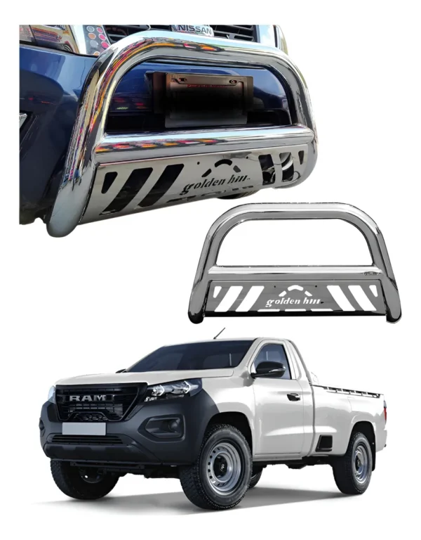 Burrera Tumbaburros Gh Cromada Para Dodge Ram 1200 2025