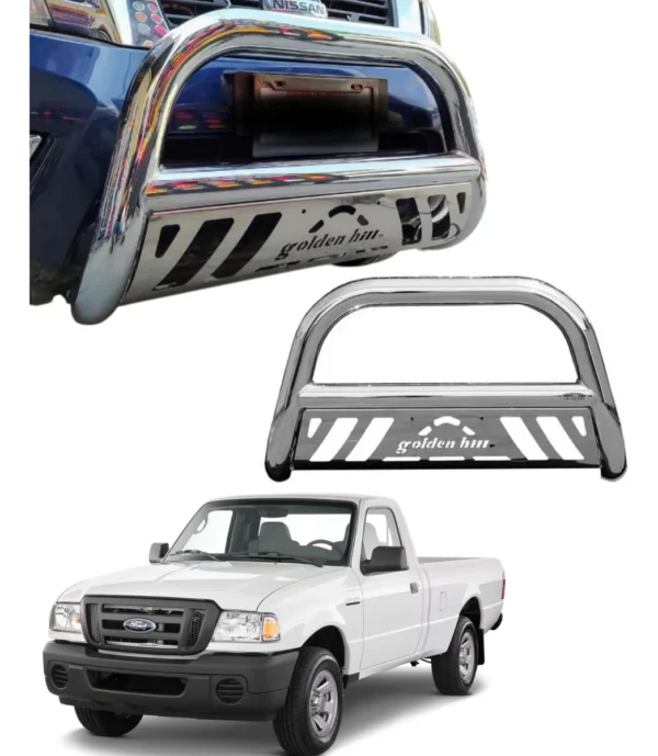 Burrera Tumbaburros Gh Cromada Para Ford Ranger 1998 - 2009