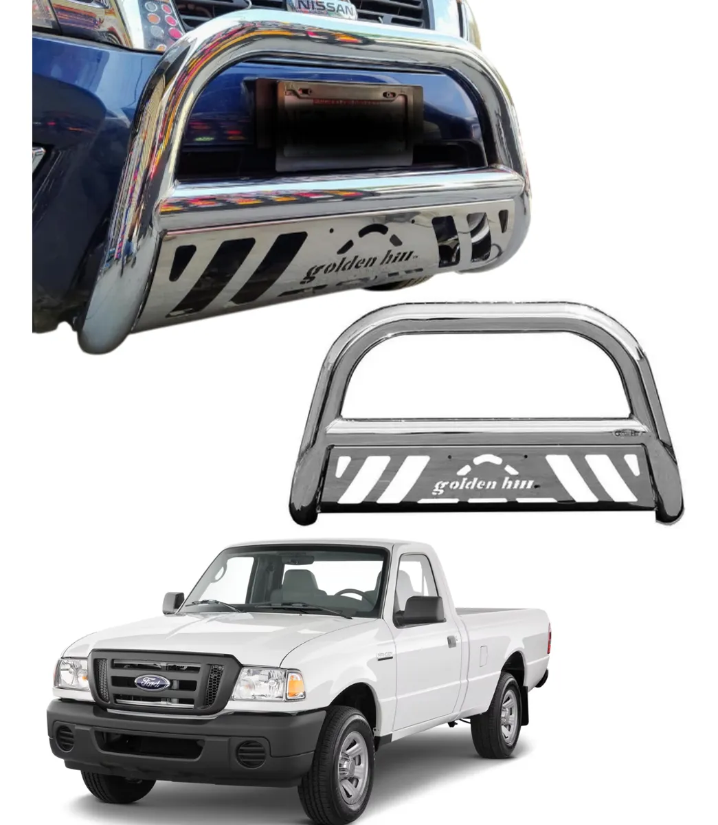 Burrera Tumbaburros Gh Cromada Para Ford Ranger 1998 - 2009 - Image 1