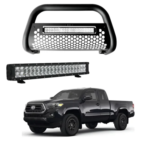 Burrera Tumbaburros Con Barra Led Toyota Tacoma 2015-2022