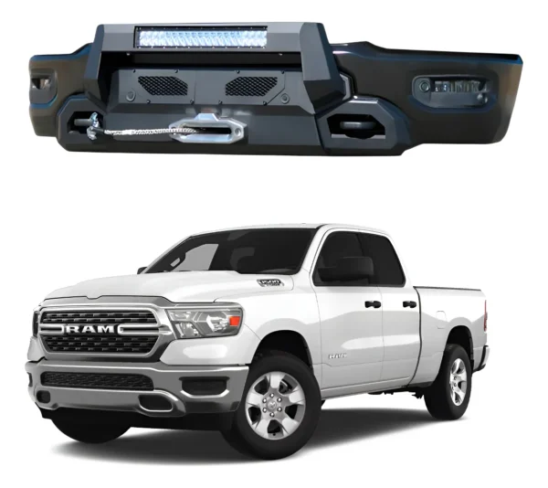 Bumper Delantero Para Winch Ram 1500 New Body 2019-2024