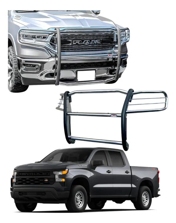 Burrera Super Bronco Cromada Chevrolet Silverado 2022 - 2024