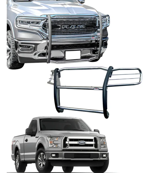 Burrera Super Bronco Cromada P/ Ford Lobo F-150 2021 - 2024