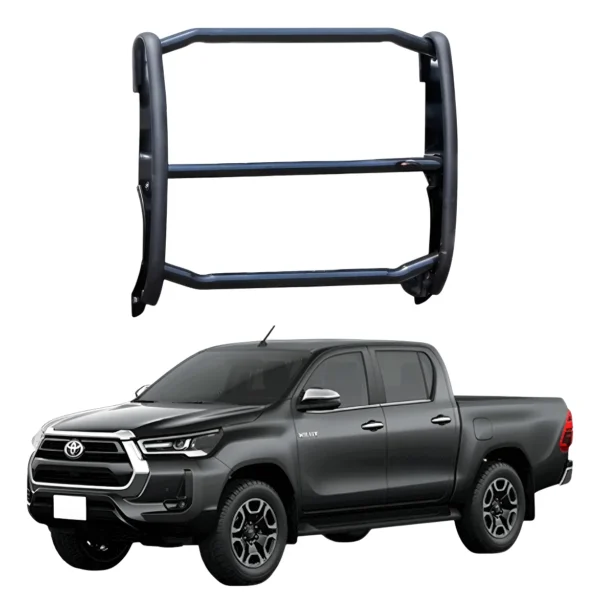 Centro De Burrera Defensa Para Toyota Hilux 2016-2025