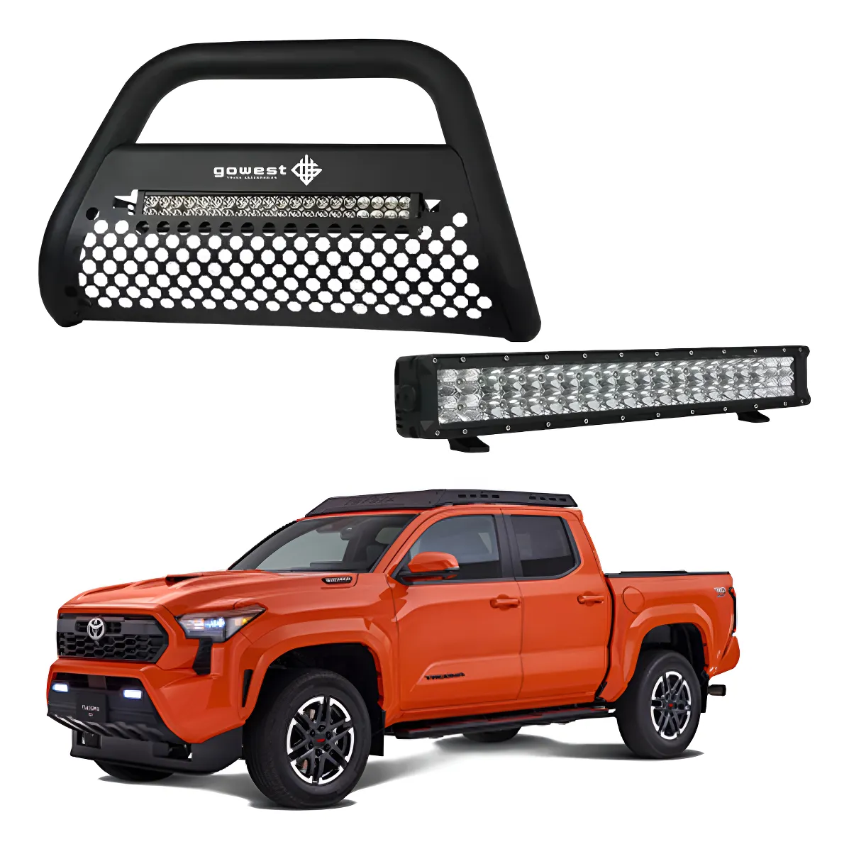 Burrera Ultra Bar Para Toyota Tacoma 2024 - 2025 + Luz Led - Image 1