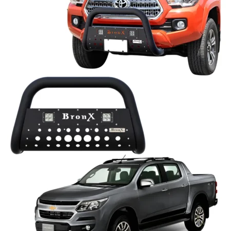 Burrera Black Para Chevrolet S-10 2016 - 2018 + 2 Luces Led