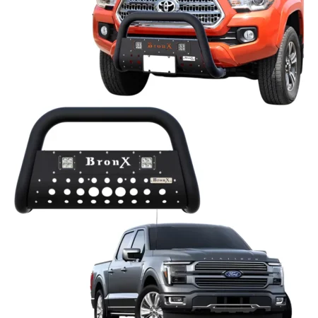 Combo Burrera Black Para Ford Lobo F-150 2015 - 2024 + 2 Led