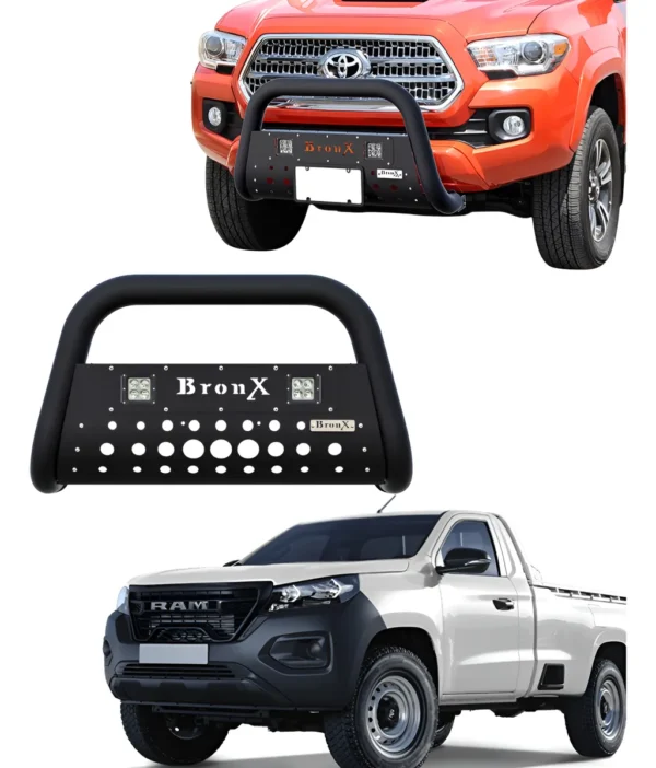 Kit Burrera Black Para Dodge Ram 1200 2025 + 2 Luces Led