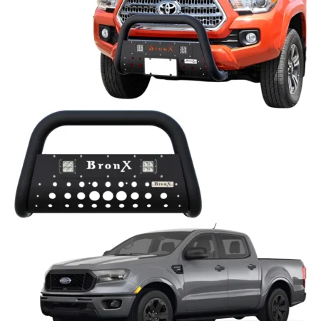 Kit Burrera Black Para Ford Ranger 2013 - 2022 + 2 Luces Led