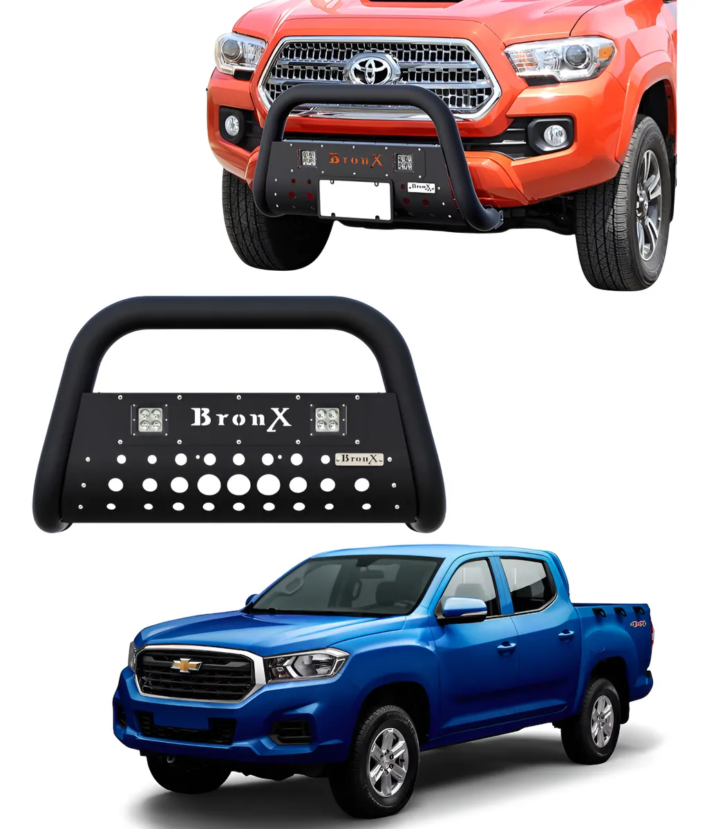 Burrera Black Para Chevrolet S-10 Max 2022 - 2024 + 2 Led - Image 1