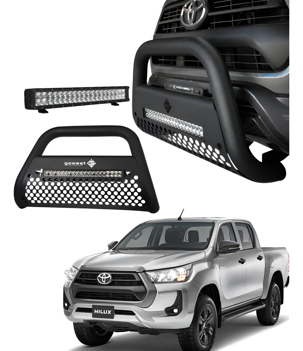 Kit Burrera Ultra Bar Toyota Hilux 2021 - 2025 + Luz Led - Image 1