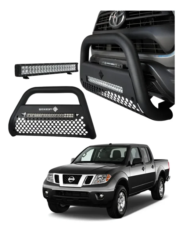 Kit Burrera Ultra Bar Np300 Frontier 2001 - 2007 + Barra Led