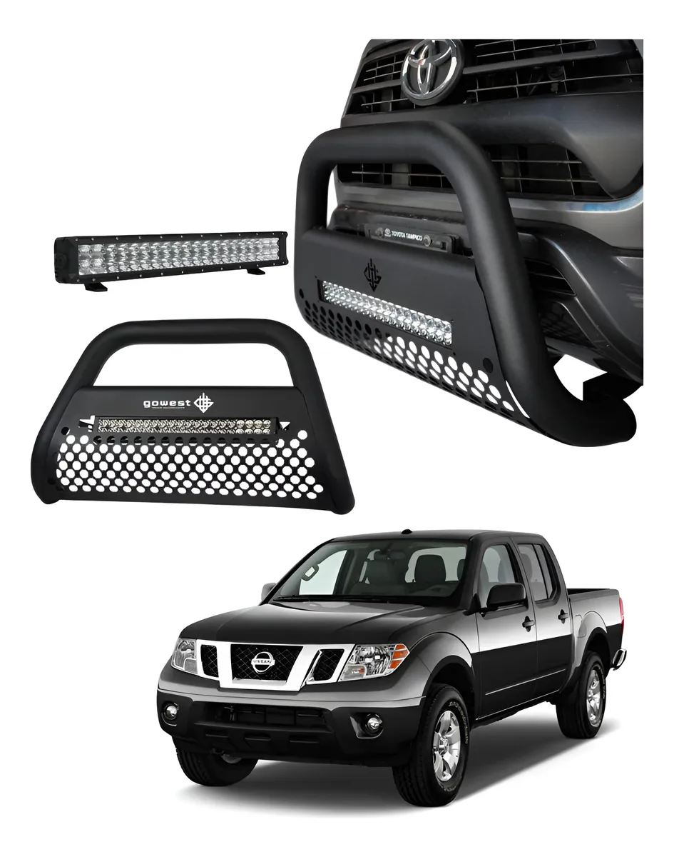 Kit Burrera Ultra Bar Np300 Frontier 2001 - 2007 + Barra Led - Image 1