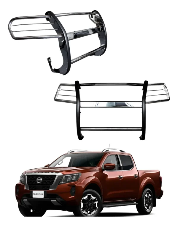 Burrera Acero Inox Para Nissan Np300 Frontier 2021 - 2023