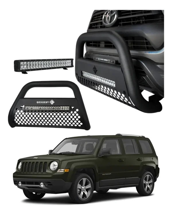Kit Burrera Ultra Bar Jeep Patriot 2011 - 2017 + Barra Led