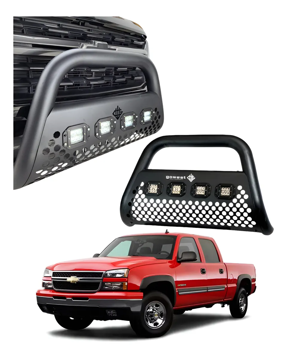 Burrera Ultra Bar 4 Faros P/ Chevrolet Silverado 2003 - 2006 - Image 1