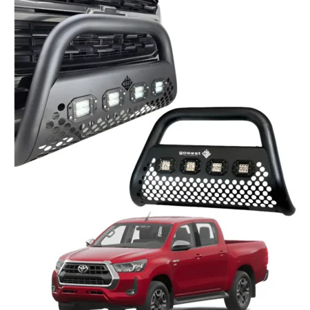 Burrera Ultra Bar 4 Faros P/ Toyota Hilux Srv 2016 - 2023