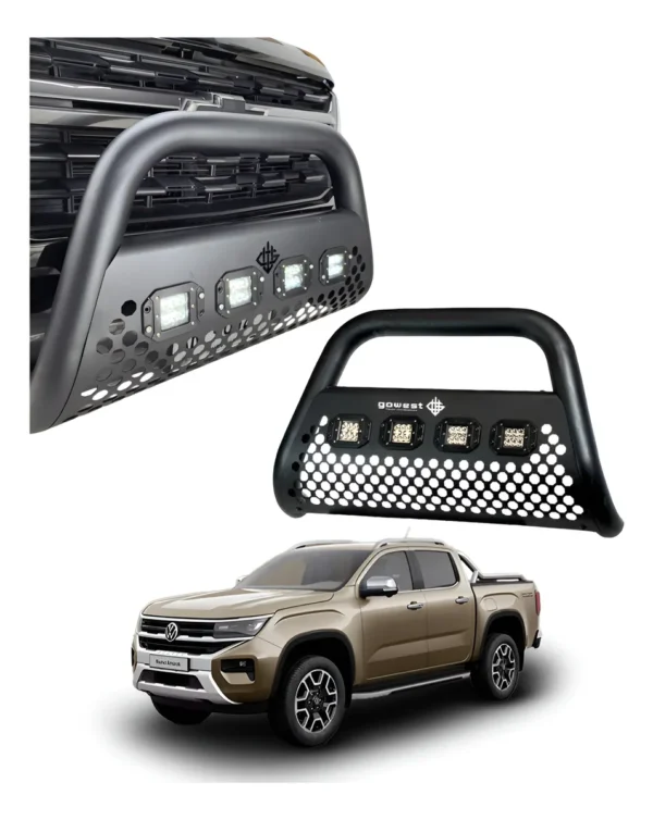 Burrera Ultra Bar 4 Faros P/ Volkswagen Amarok 2010 - 2024