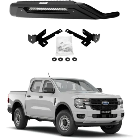 Defensa Rc3 Go Rhino C/ Luz Para Ford Ranger 2016 - 2023