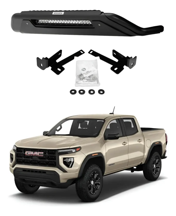 Defensa Rc3 Go Rhino C/ Luz Para Gmc Canyon 2016 - 2023
