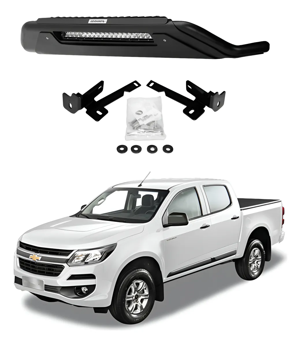 Defensa Rc3 Go Rhino C/ Luz Para S10 2016 - 2017 - Image 1