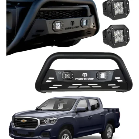 Kit Burrera Rage P/ Chevrolet S10 Max 2022 - 2025 + 2 Faros