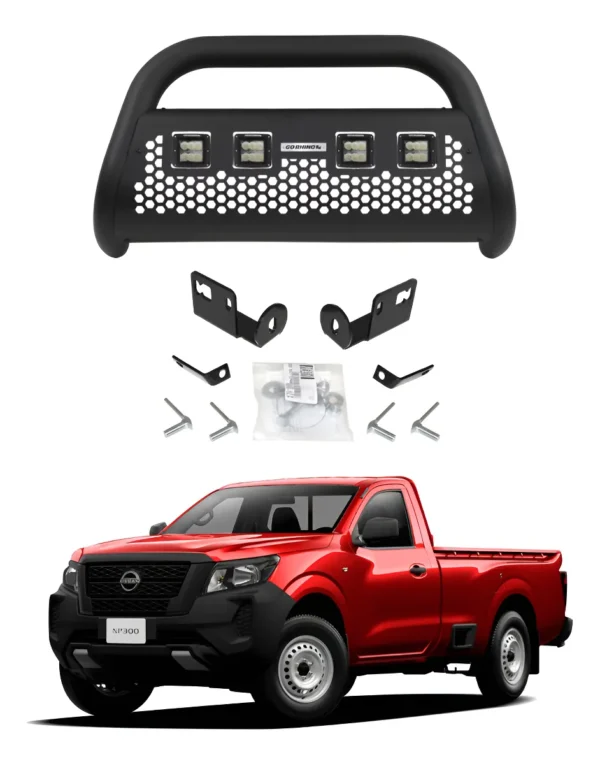 Burrera Defensa Rc2 Lr4 C/ Luz Nissan Np300 2016-2025