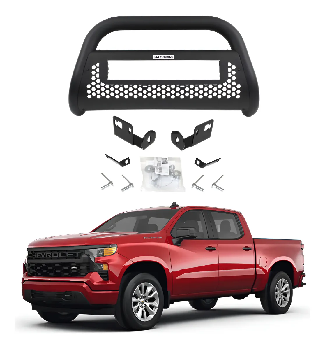 Burrera Defensa Rc2 Lr20  S/luz Silverado 1500 2019 - 2023 - Image 1