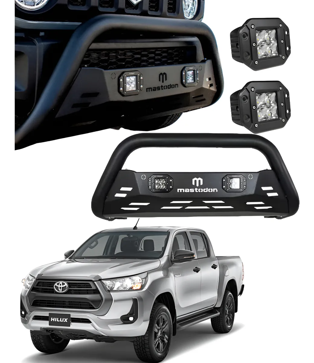 Burrera Rage Para Toyota Hilux Platinum 2021 - 2025 + 2 Led - Image 1