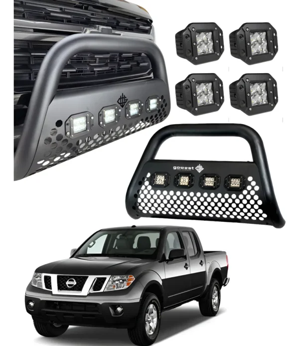 Combo Burrera Nissan Np300 Frontier 2001 - 2007  + 4 Luces