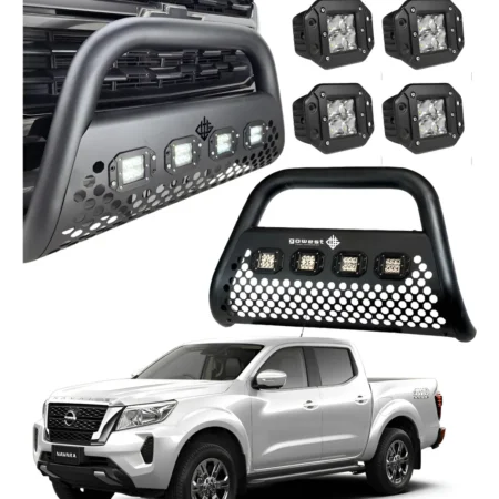 Combo Burrera Nissan Np300 Frontier 2016 - 2025  + 4 Luces