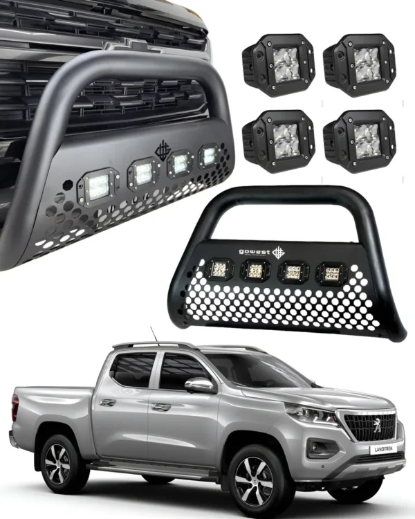 Combo Burrera Peugeot Landtrek 2021 - 2024 + 4 Luces Led