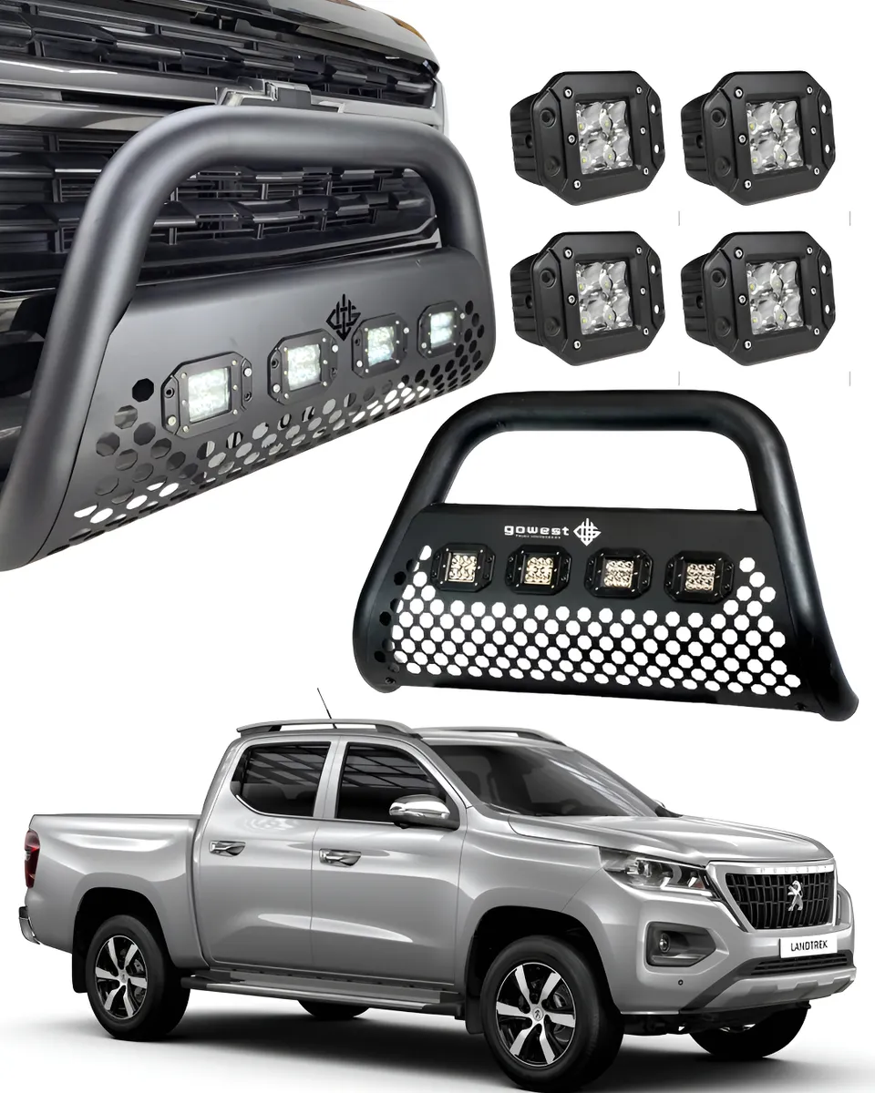 Combo Burrera P/ Peugeot Landtrek 2021 - 2024 + 4 Luces Led - Image 1