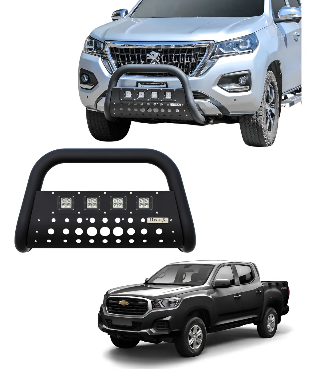 Burrera Black 4 Faros Para Chevrolet S10 Max 2022 -2025 - Image 1