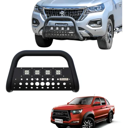 Burrera Black 4 Faros Para Jac T8 Diesel 4x4 2021 - 2023