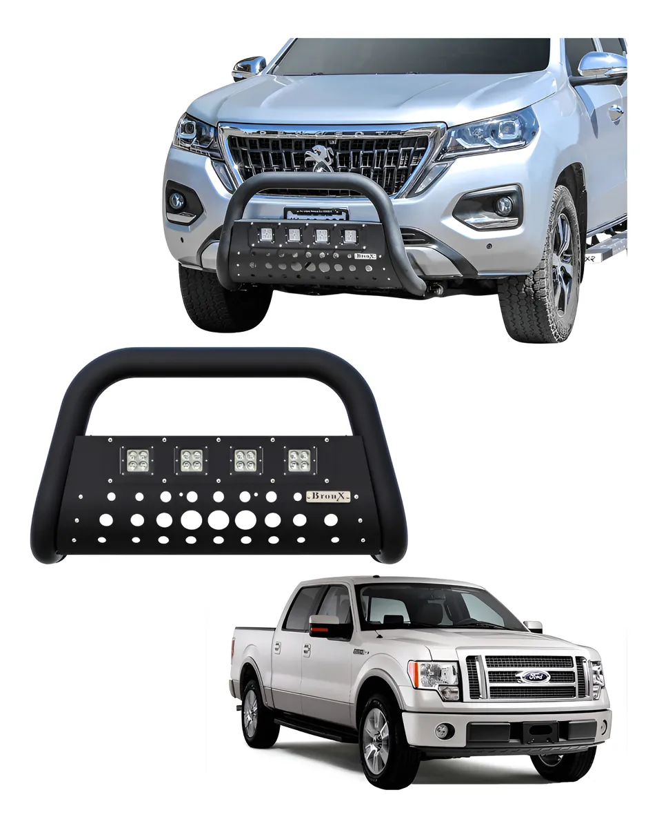 Burrera Black 4 Faros Para Ford Lobo,f150, F250 2009 -2014 - Image 1