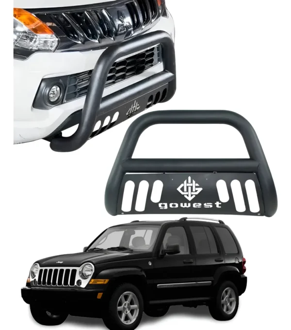 Burrera Protector Bar Negra Para Jeep Liberty 2002 - 2004